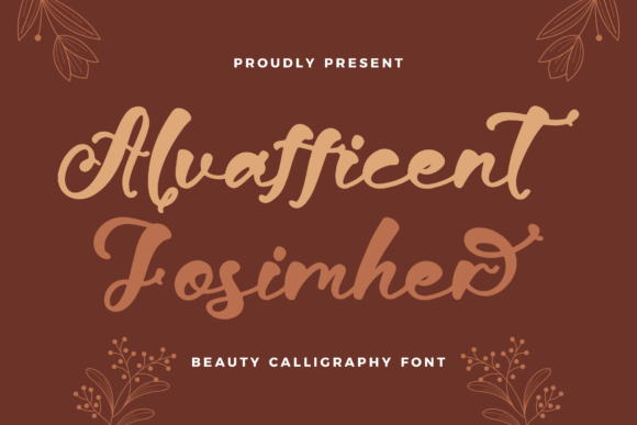 Alvafficent Fosimher Font for Web Design