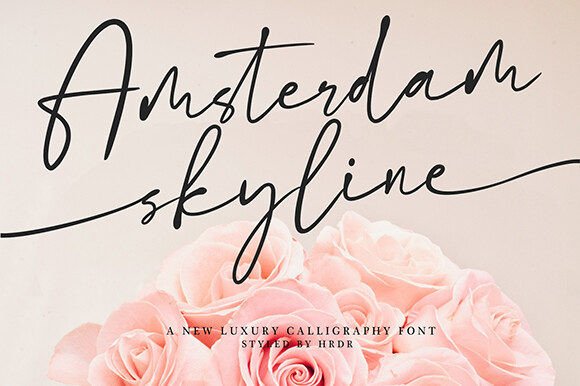 Amsterdam Skyline: A Font for Creative Campaigns