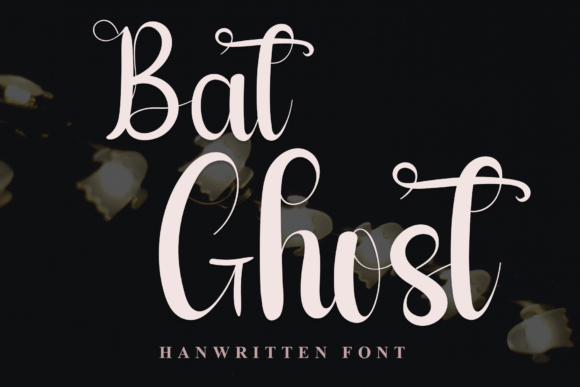 Bat Ghost: A Handwritten Font for Elegant Design