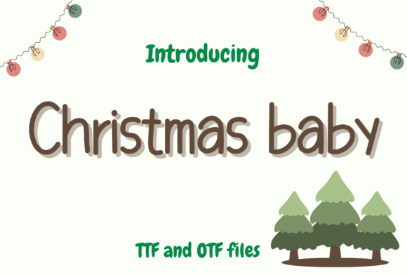Christmas Baby Font for Bold Campaigns