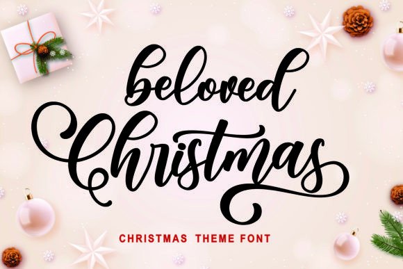 Christmas Beloved Font for Bold Campaigns