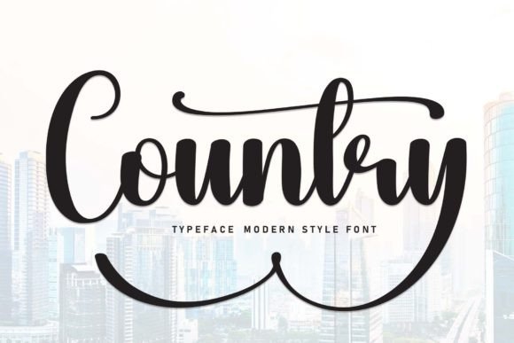 Country: A Timeless Handwritten Font