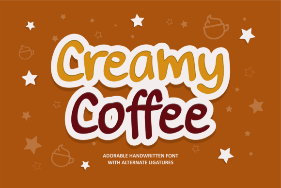 Creamy Coffee Font for Creative Projects