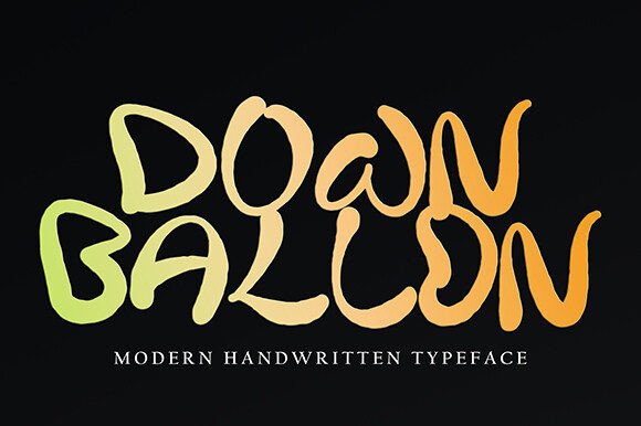 Down Ballon Font Review
