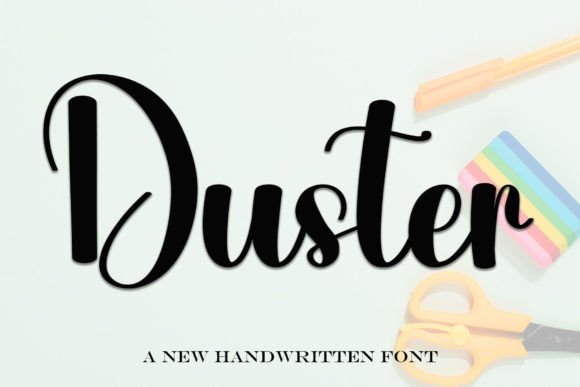 Duster: A Handwritten Font for Elegant Design