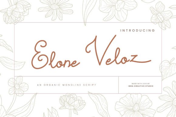 Elone Veloz: A Graceful Script Font