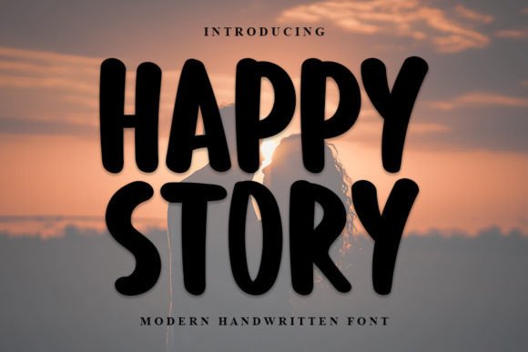 Happy Story Font: Stylish Handwritten Type