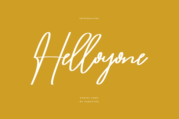 Helloyone: A Font That Elevates Your Brand