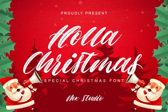 Holla Christmas: A Dazzling Holiday Font