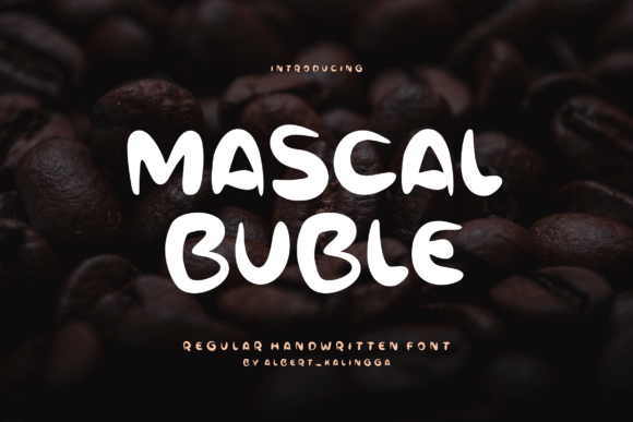 Mascal Buble: A Creative Font for Makers