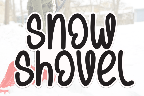 Snow Shovel Font for Web Design