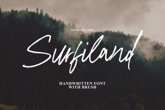 Surfiland: A Flowing Handwritten Font