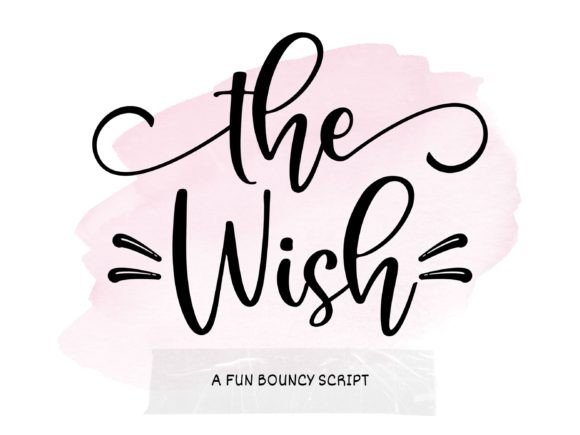 The Wish Font: Playful & Elegant