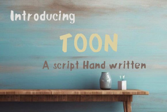Toon Font: A Handwritten Touch for Creative Projects