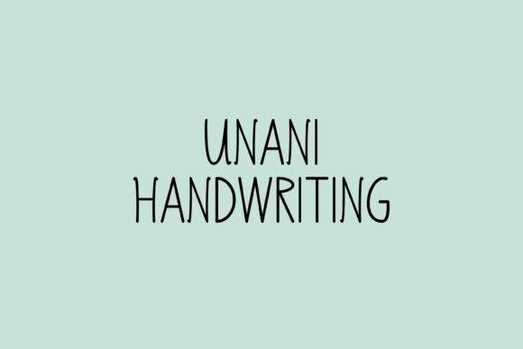 Unani: A Friendly Font for Business Branding