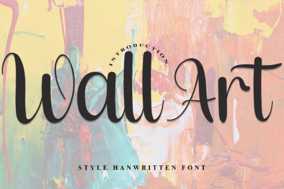 Wall Art Font: Elegant Script for Creative Projects