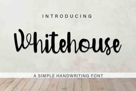 Whitehouse: A Nostalgic Display Font